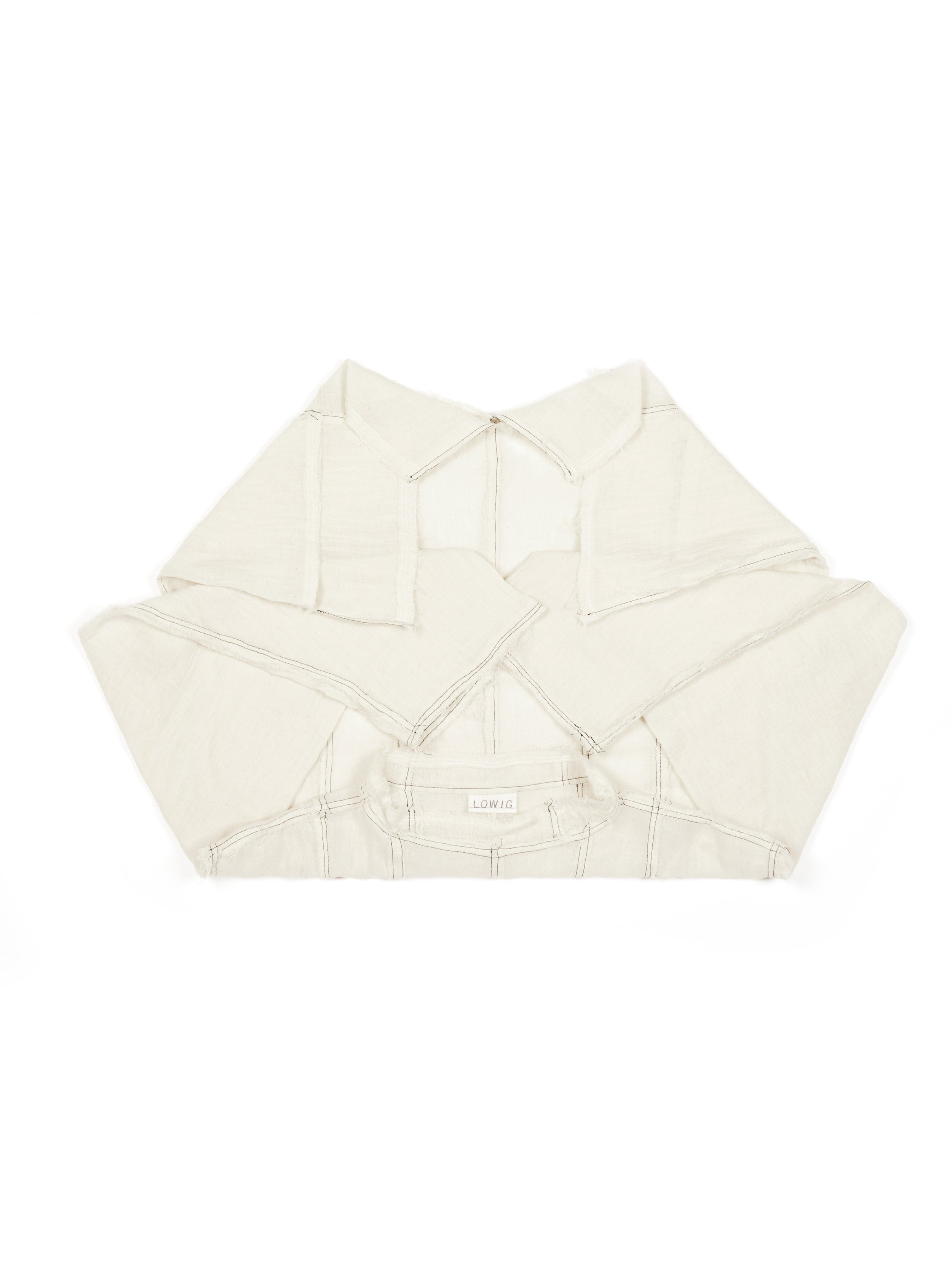 Detailed Muslin Shirt Light