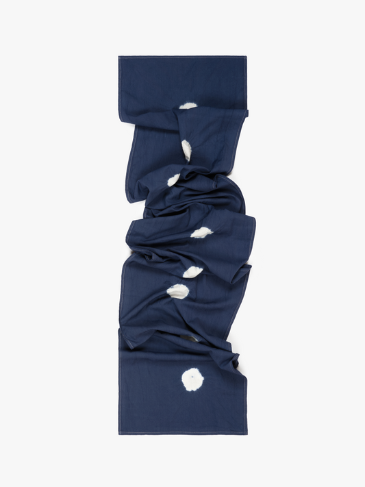 Blue Dotted Scarf