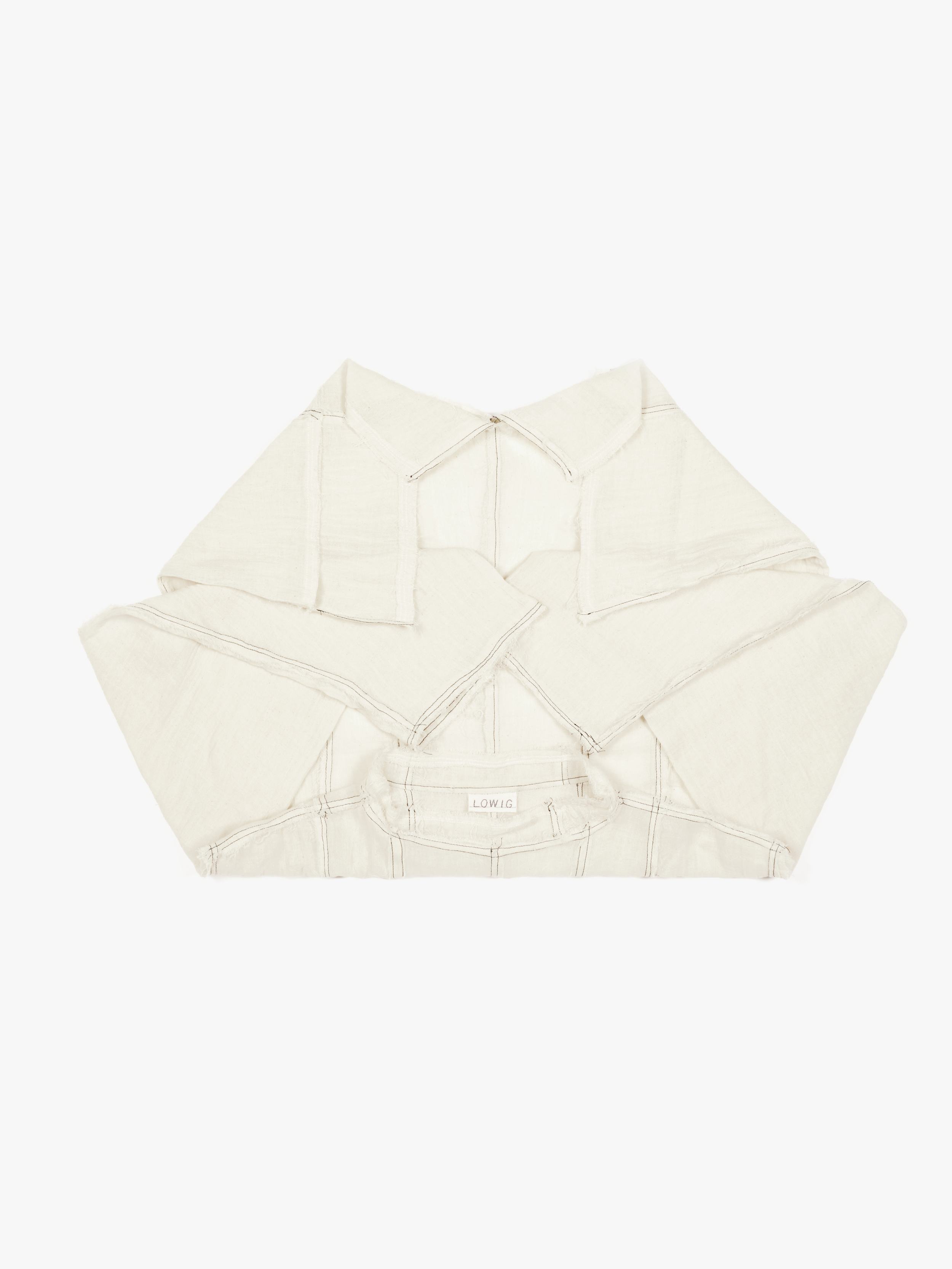 Detailed Muslin Shirt Light