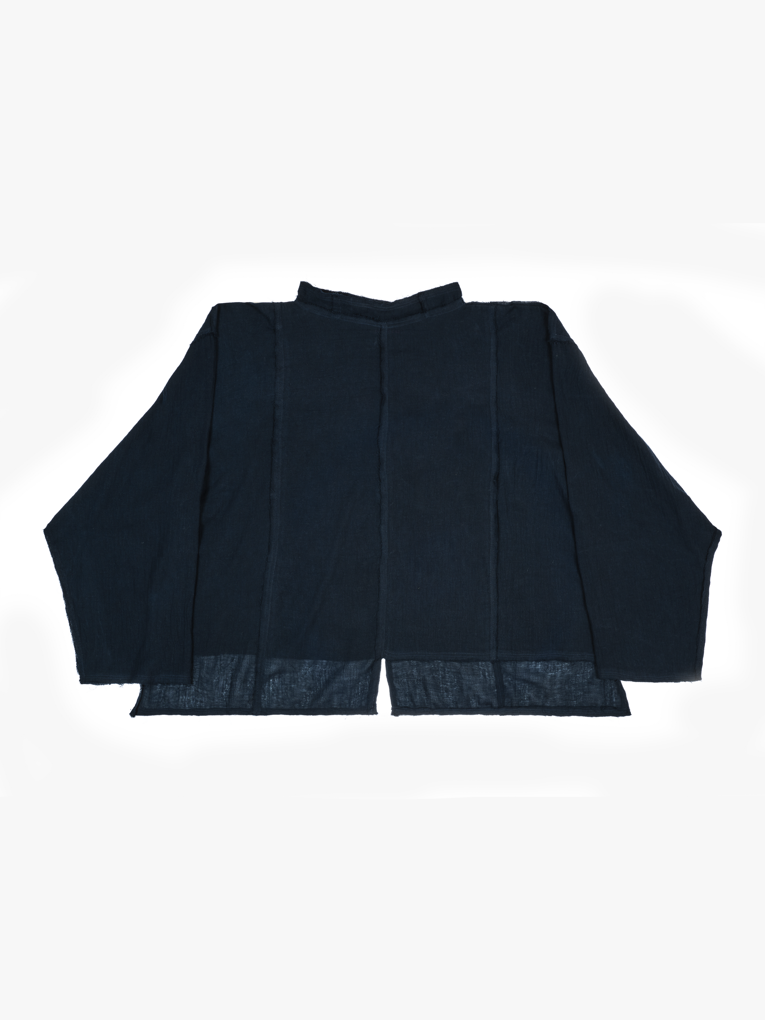 Detailed Muslin Shirt dark