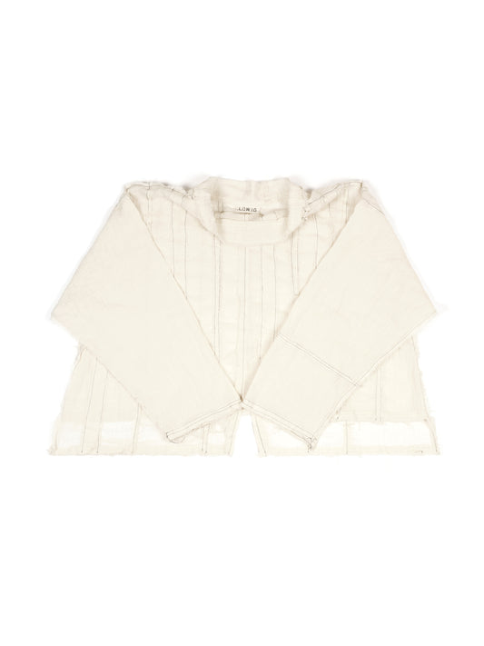 White Pannelled Shirt