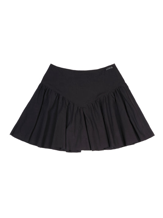 Yoke Skirt Short Blue